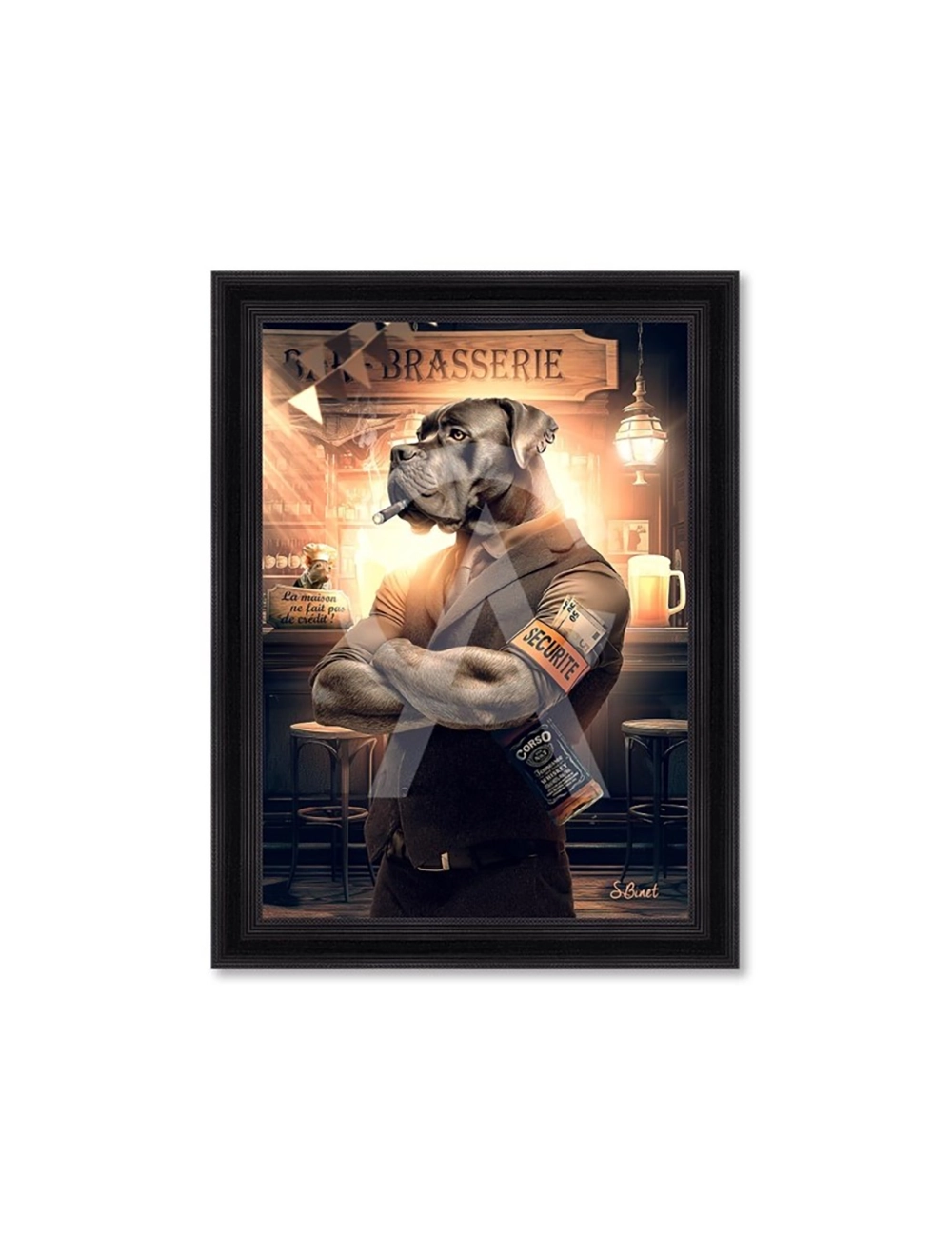 Tableau Corso brasserie – Sylvain Binet