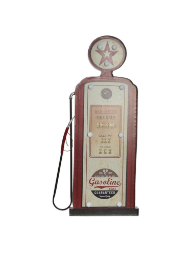 Pompe à essence murale rétro lumineuse – décoration vintage