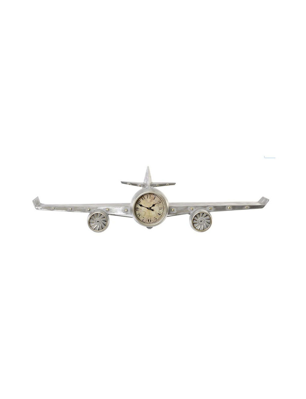 Sculpture murale avion métal style rétro